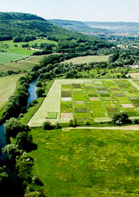 Aerial photograph jena experiment