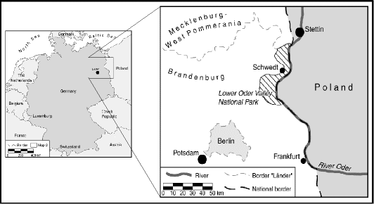 Lage des Untersuchungsgebiets