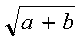 Square Root Graphic