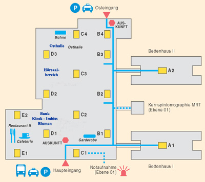 Zu Aufzug D2, in die Ebene 3, rechts aus dem Aufzug, nochmal rechts, durch die erste Glastr und dann die erste Tr links!